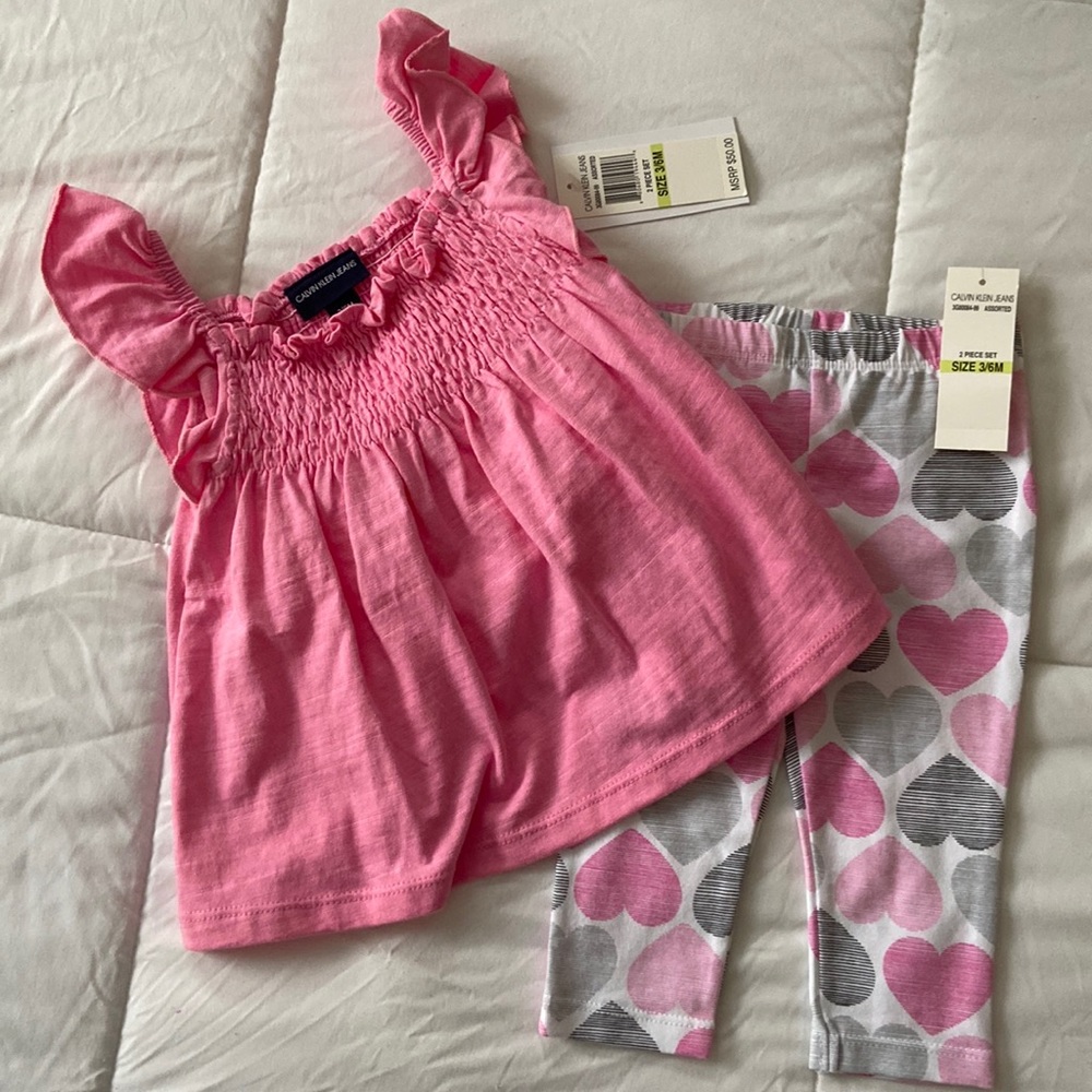 NWT Calvin Klein Jeans Girls Set